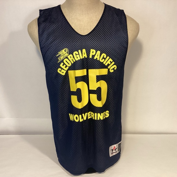 BYBL Georgia Pacific Wolverines mesh Basketball Jersey mens size Medium - Picture 1 of 8